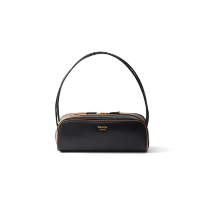 PRADA SWING SMOOTH LEATHER SHOULDER BAG 1BC249 (28*11.5*10cm)